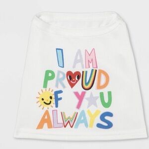 NWT NEW PRIDE "I Am Proud of You Always" Dog Tank Top Outfit Clothes - Size XXL